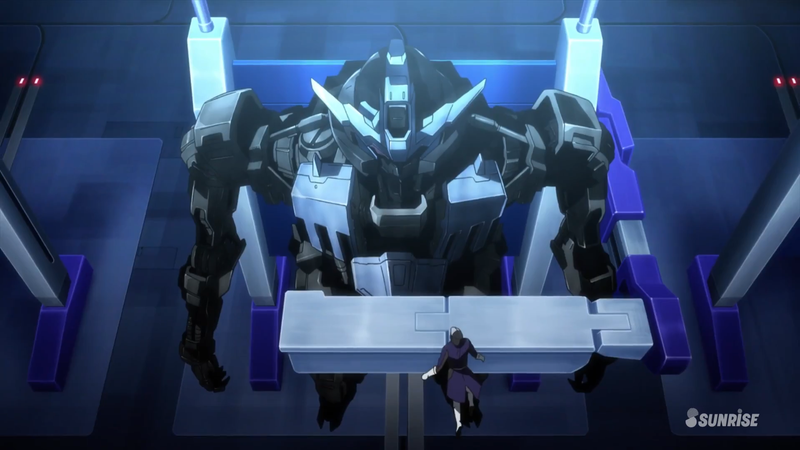 Nice suit he’s got there a new, perhaps Old Gundam?